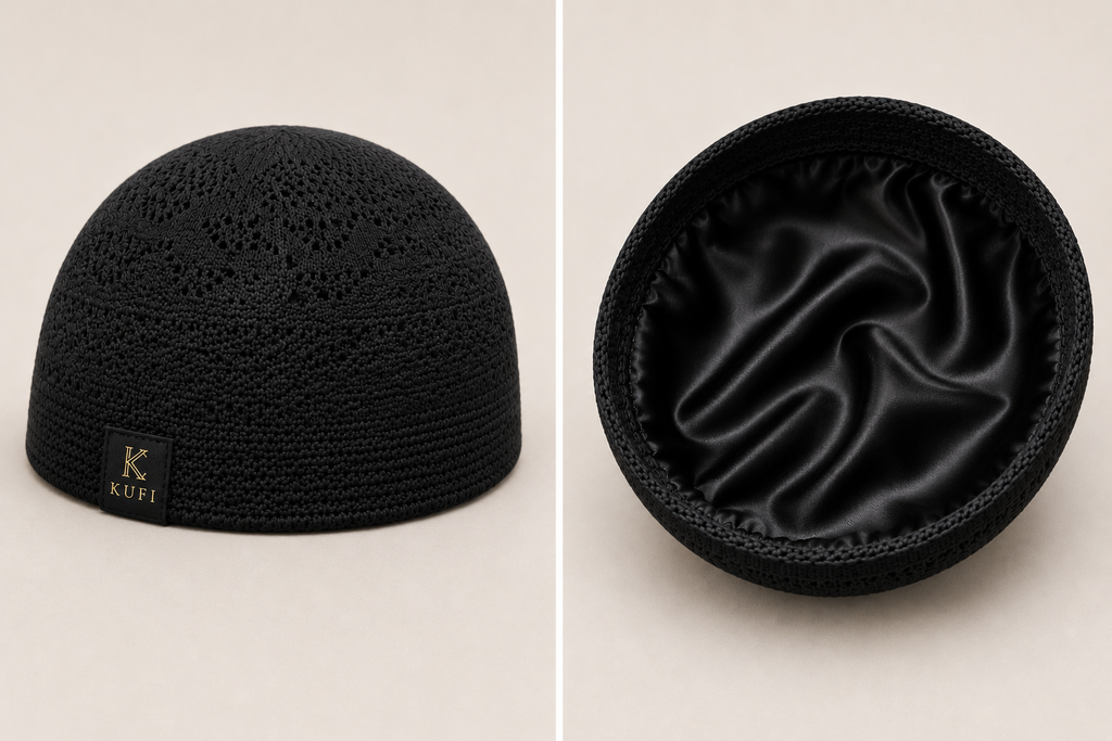Satin lined kufi