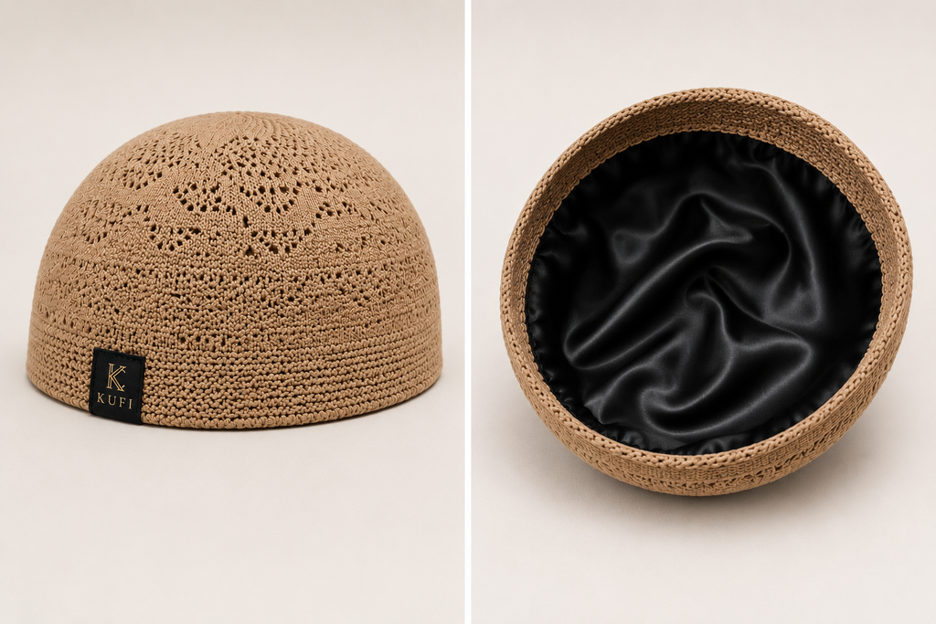 Satin lined kufi