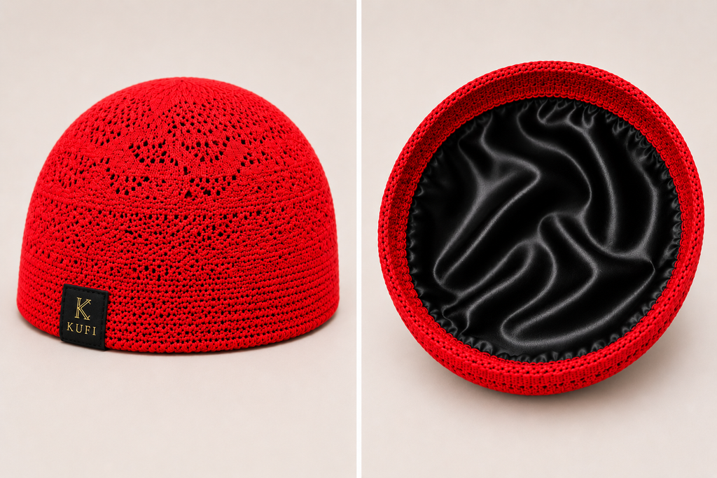 Satin lined kufi
