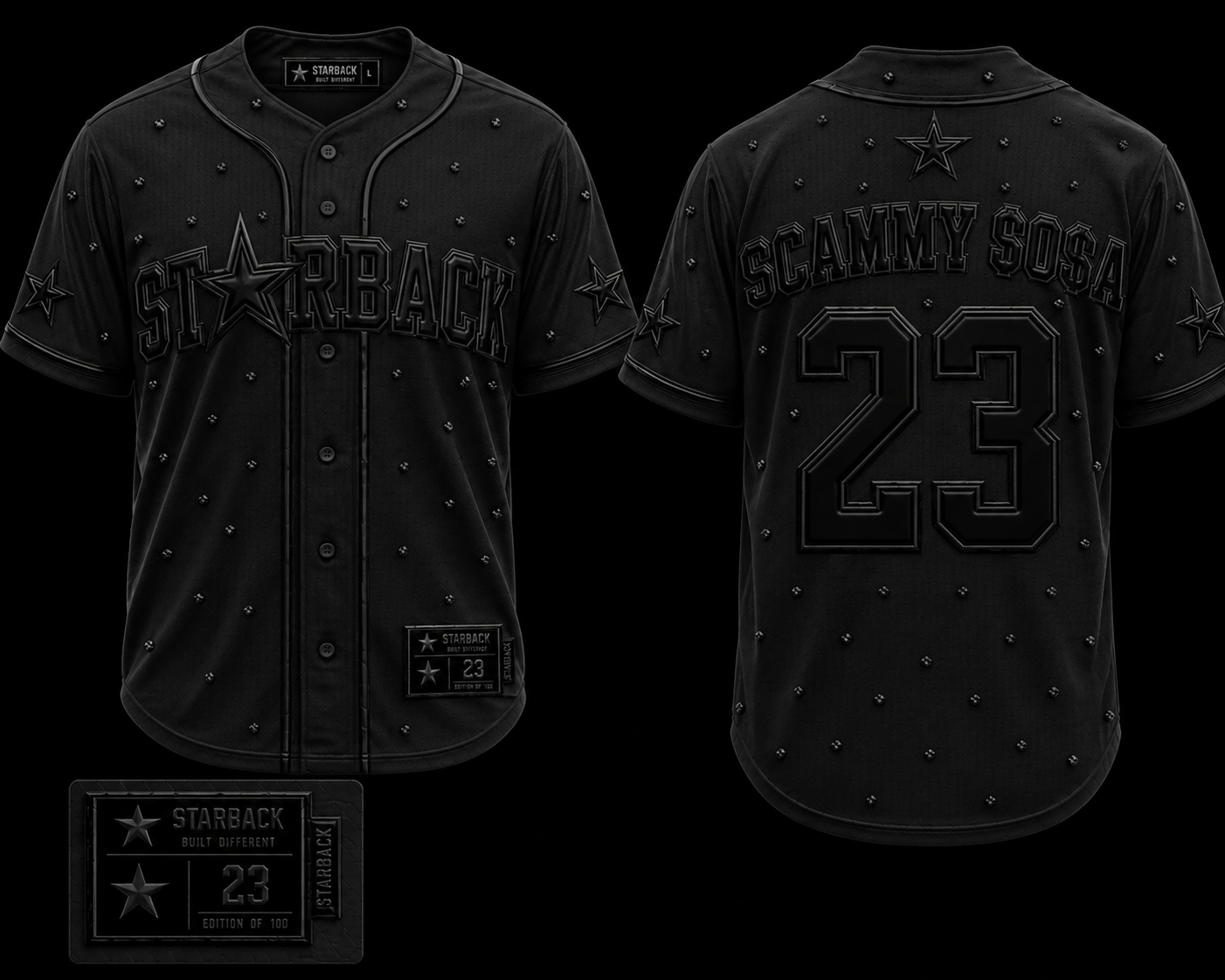 Authentic Scammy sosa baseball jersey